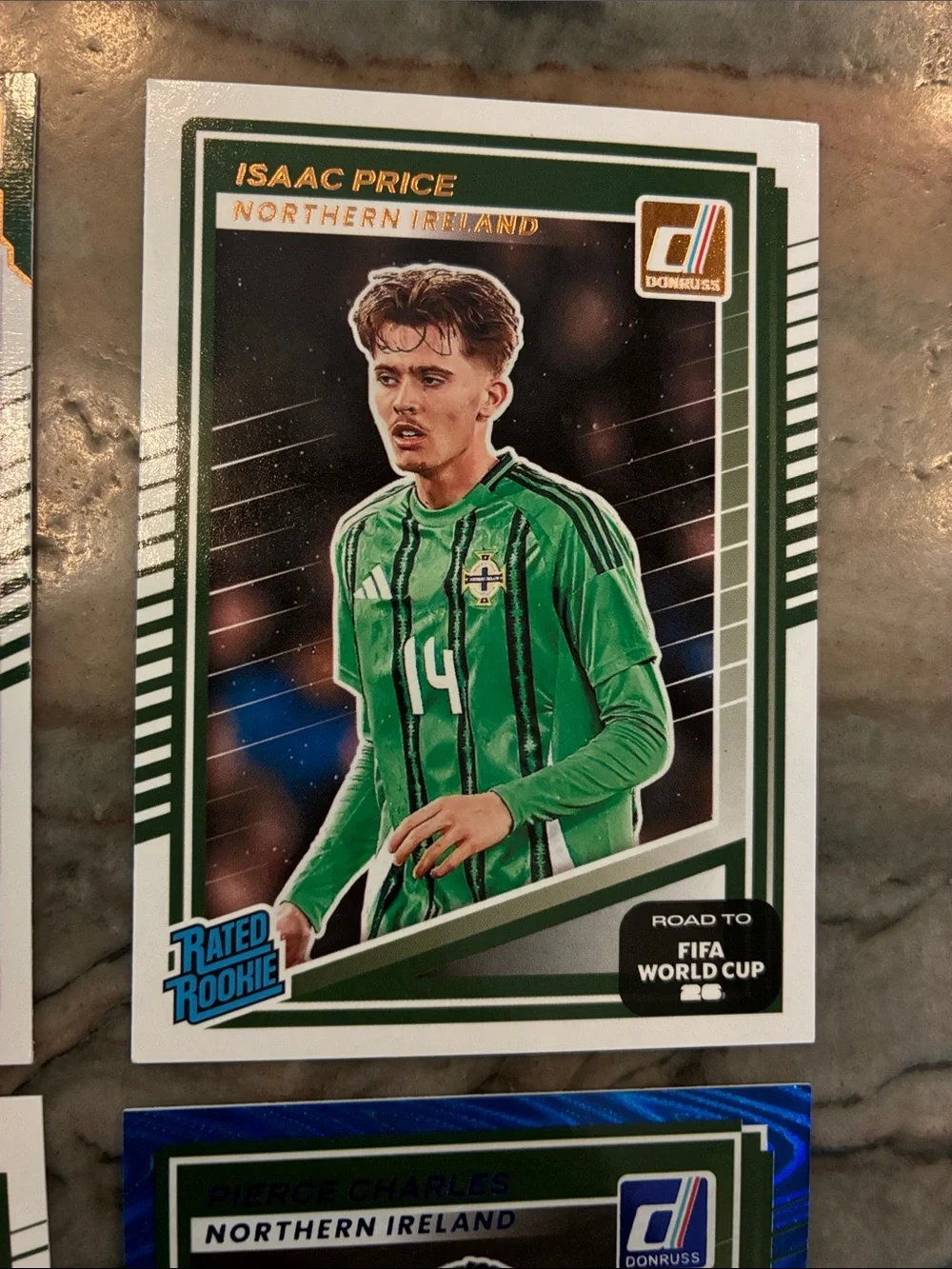 Russ Elite Series Northern Ireland Soccer Cards - Green & Blue Accents